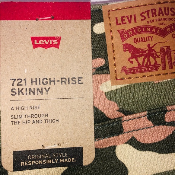 Levi’s 721 High-rise camo skinny jeans - Picture 6 of 8